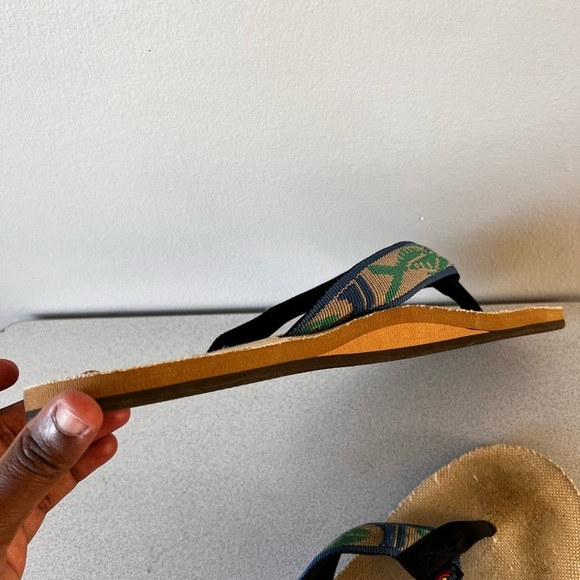 Rainbow Sandals Men’s Hemp Single Layer Fish Strap Sandals Size XXL 12-13.5 - Picture 6 of 8